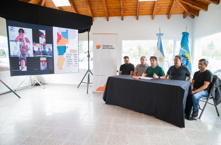  Junto a los gobernadores de la Patagonia, Torres pidió a los legisladores nacionales declarar la Emergencia Ígnea