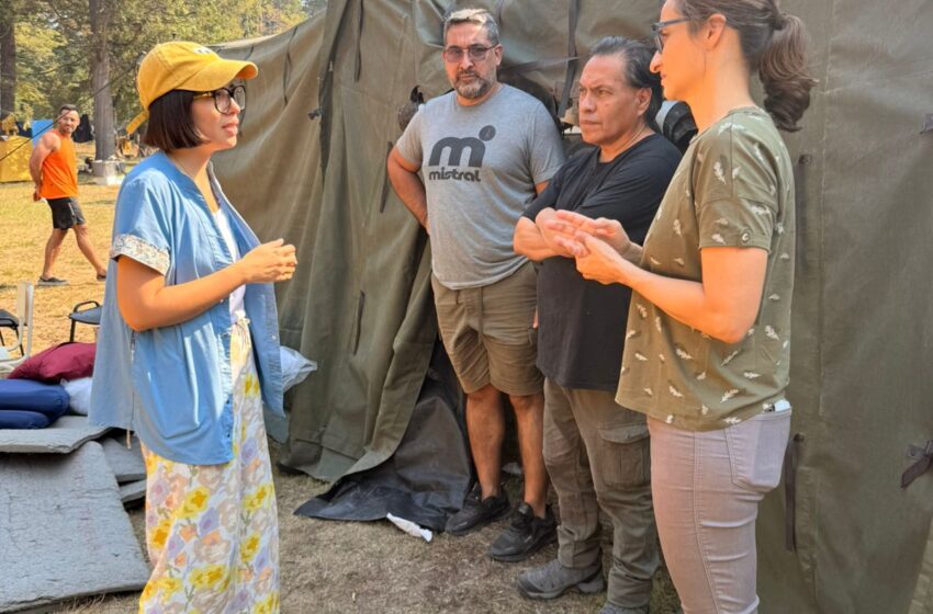  Provincia acompaña y fortalece la atención sanitaria de pobladores y brigadistas ante la emergencia ígnea en la cordillera