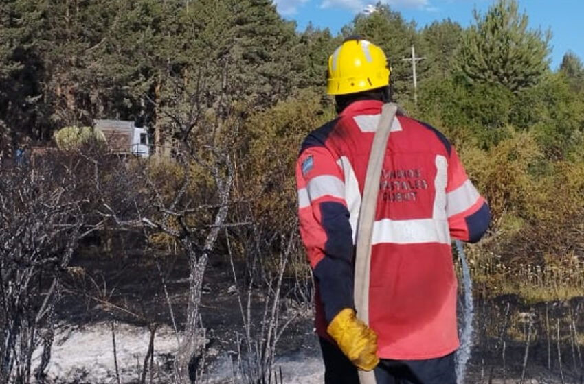  Después de un rápido ataque inicial, Provincia logró contener el incendio forestal en Cholila