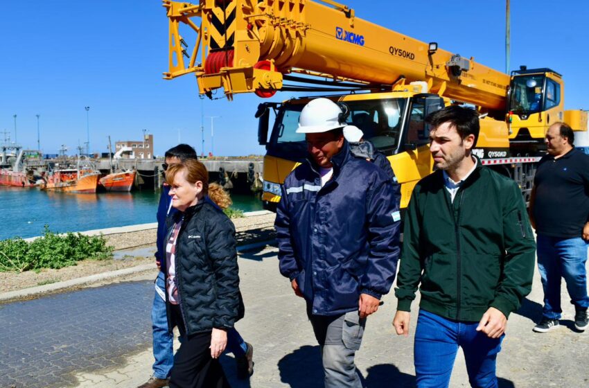  Torres destacó los avances en la obra del Astillero de Comodoro Rivadavia y aseguró que “fortalece la competitividad regional”