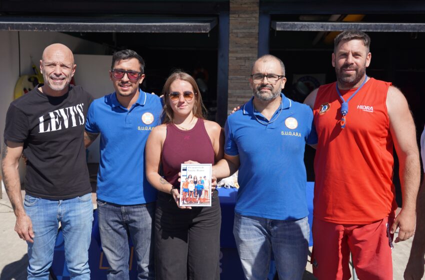  Homenajearon a Natalia Picasso, la primera guardavidas de Comodoro