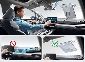  Alertan sobre el uso de dispositivos satelitales en el parabrisas y el riesgo de distracción al volante