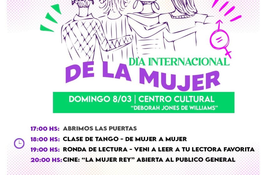  AGENDA CULTURAL «DIA DE LA MUJER»