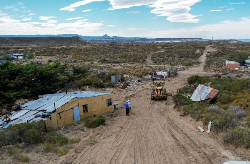  Se profundizan las tareas de ordenamiento urbano en la zona de El Faro