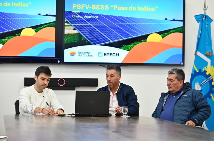  Fin de la generación de energía a gasoil: Provincia construirá un Parque Fotovoltaico en Paso de Indios