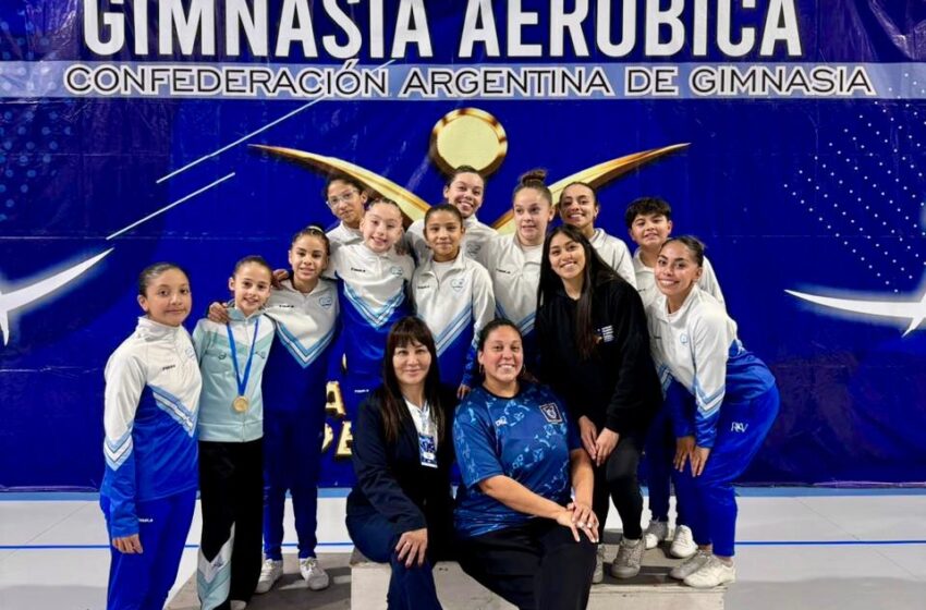  Comodoro dijo presente en el Nacional de Clubes y clasificó al Sudamericano de gimnasia aeróbica