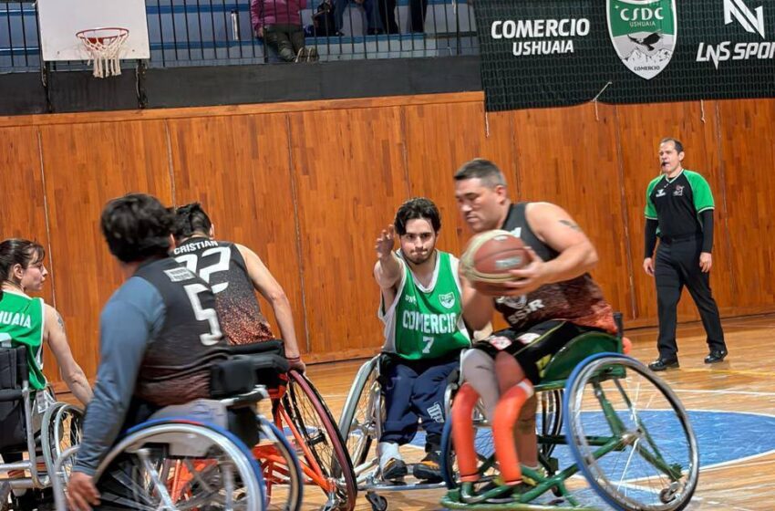  Básquet adaptado: Unión Comodorense ganó en Ushuaia