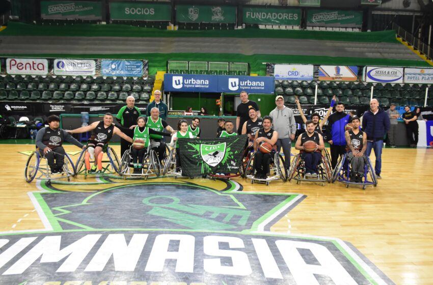  Básquet adaptado: Unión Comodorense ganó como local ante Comercio
