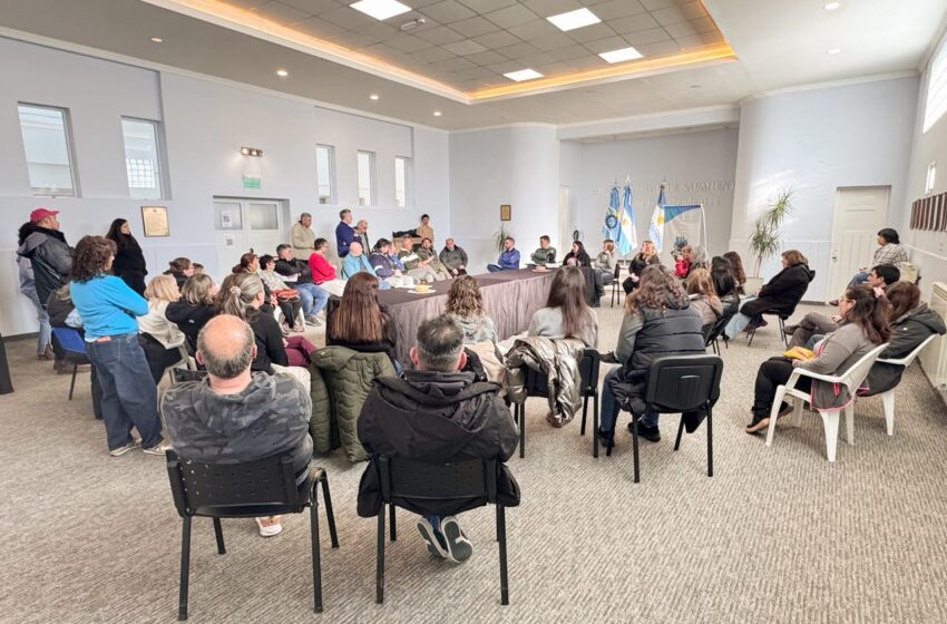  Balochi acordó medidas de alivio fiscal con el comercio de Sarmiento ante la crisis