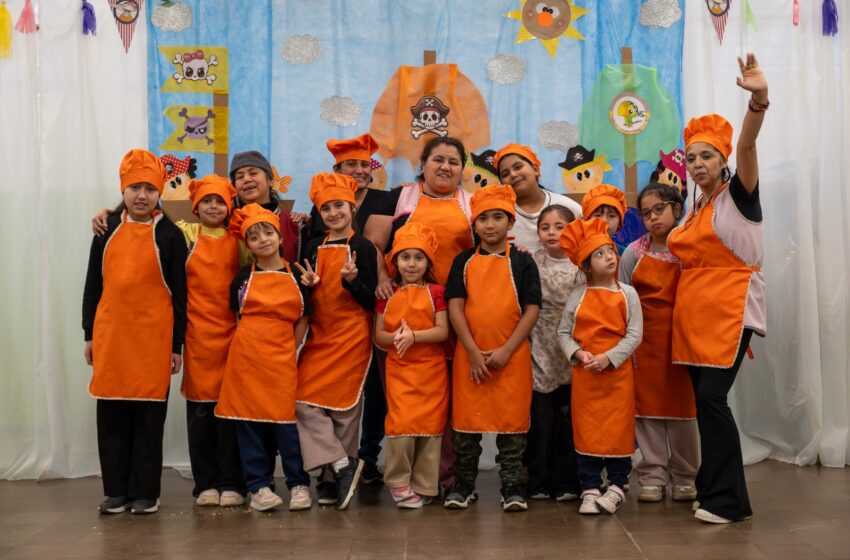  Aprender jugando y con hábitos saludables: más de 40 chicos participan del Taller Cocineritos en el CPB Los Grillitos