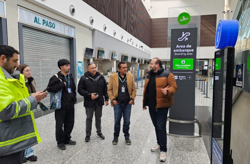  Comodoro Turismo instaló un tótem interactivo para viajeros en el Aeropuerto Internacional Gral. Mosconi