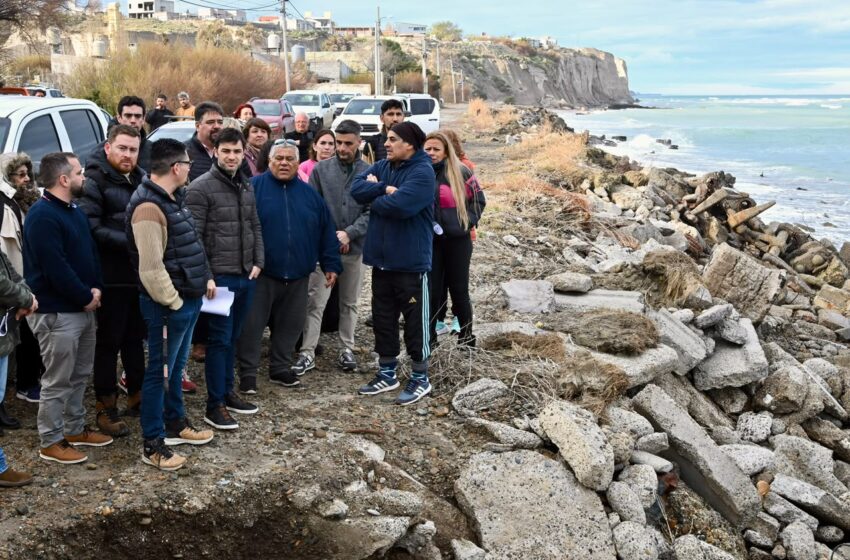  Con una inversión de casi $3 mil millones, Provincia construirá defensas costeras en el Km 5 de Comodoro Rivadavia