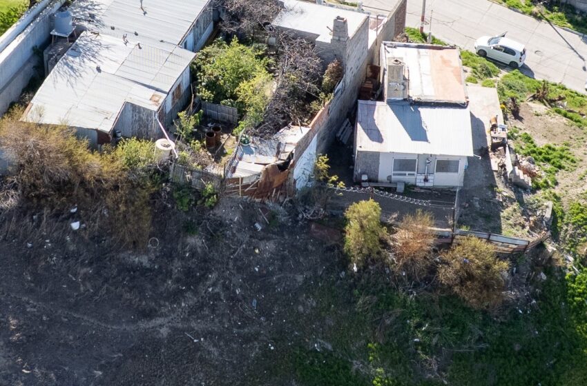  La Municipalidad interviene ante el riesgo de derrumbe de una vivienda en calle Francia