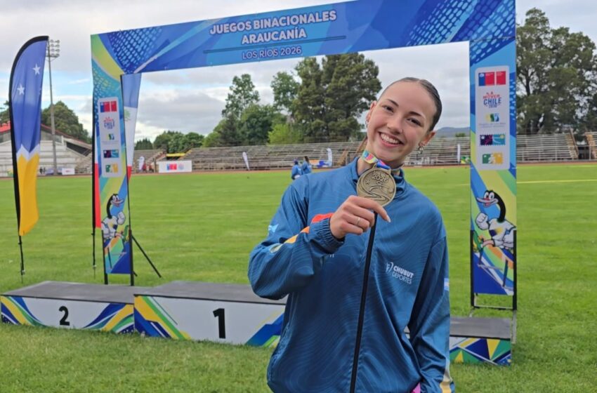  Olivia Conesa hizo historia en la Araucanía: tres medallas de oro, récords y un reconocimiento especial